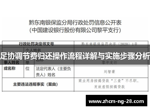 足协调节费归还操作流程详解与实施步骤分析 足协调节费归还操作流程详解与实施步骤分析